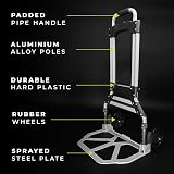 WMR Heavy Duty Folding Aluminium Hand Truck Trolley 80 KG Load Capacity view 4