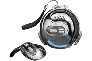 ZOMBIES CAT Transformers Open Ear Headphones Wireless Bluetooth 5.4, Open Ear Earbuds IPX5 Running Sport Wireless Bluetooth Earbuds with Noise Cancelling Mic and Earhooks for Android/iOS Silver