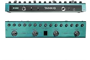 M-VAVE Cube Baby VEDO Tank-G Pedal de Guitarra Multi-Efeitos, Effects Pedal guitarra Reverb Delay MOD AMP Bateria lítio Recarregável, 36 Presets, 9 Preamp Slots, 8 IR Cab, 3 Simulação, Delay, Reverb