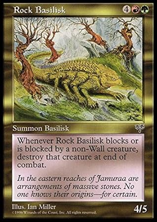 Magic the Gathering - Rock Basilisk - Basilisco Delle Rocce - Mirage