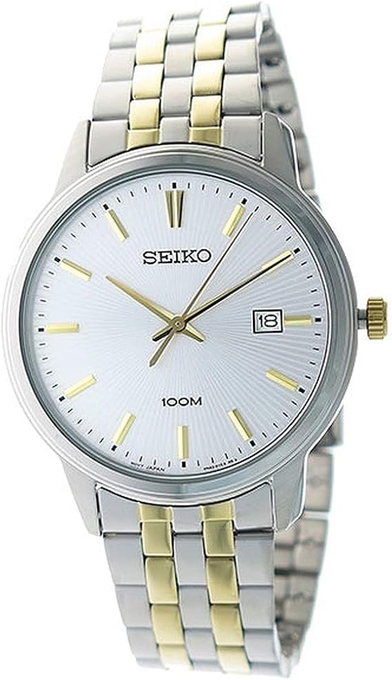 Amazon セイコー Seiko クオーツ メンズ 腕時計 Sur263p1 シルバー シルバー ゴールド 逆輸入品 Wimp メンズ腕時計 腕時計 通販