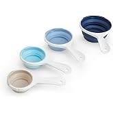 SleekStor Collapsible Measuring Cups,Blue