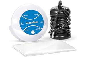 VEICOMTECH Portable Ionic Detox Foot Bath Machine, Ionic Detox Foot Spa Chi Cleanse with 5 Liners for Home Use Spa Club Salon Travel Holiday Gift, One touch to Start, Blue Without Tub