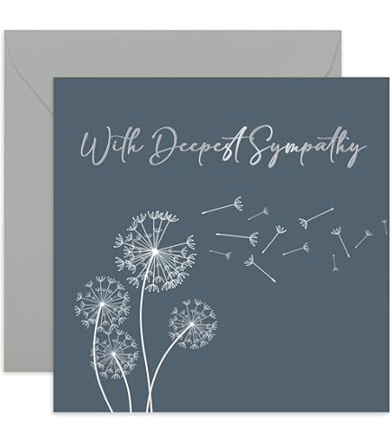 Sympathy Cards With Gold Heart - "Beautiful Souls" Condolence Cards For Family & Friends