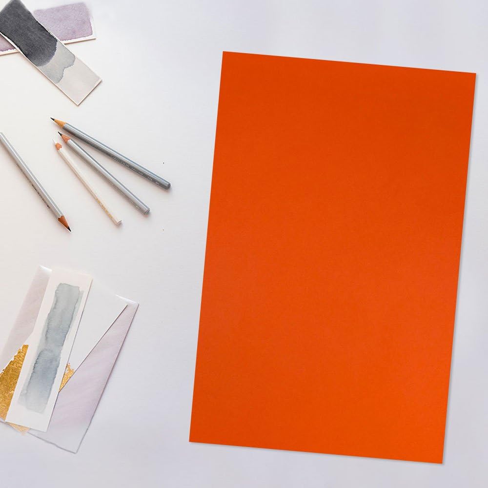 JAM PAPER Bright Coloured Tabloid Paper - 279.4 x 431.8 mm - 90gsm - Orange Recycled - 100 Sheets/Pack, Tabloid Size: Paper - Image 4