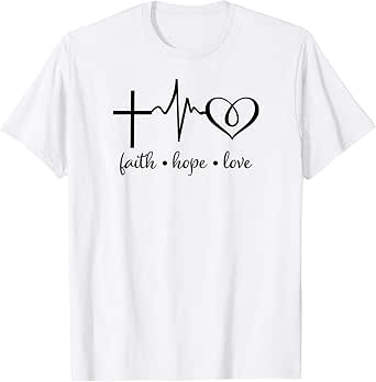 Faith Hope and Love Christian Men Women 