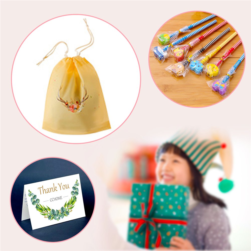 Crayons enfants, KimKo 30 x crayons de dureté de HB avec caoutchoucs pour dessin animés pour les fêtes de fin d\'année, les sacs de fête, le cadeau d\'anniversaire parfait