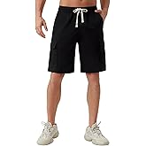 SIX ISLANDS Men's Cargo Shorts, 6-Pocket, Elastic Waist Adjustable Drawstring, Lightweight Relaxed Fit Casual