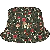 Chic Wildflowers Bucket Hat Summer Packable Fisherman Cap Beach Travel Sun Hat for Unisex Men Women