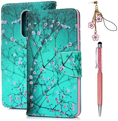 Huawei Honor 6A Wallet Case, PU Leather Folio Flip Case Wallet Stand Cover with Magnetic Button Card Slots Bumper Case for Huawei Honor 6A Book Case Cover, Kapok