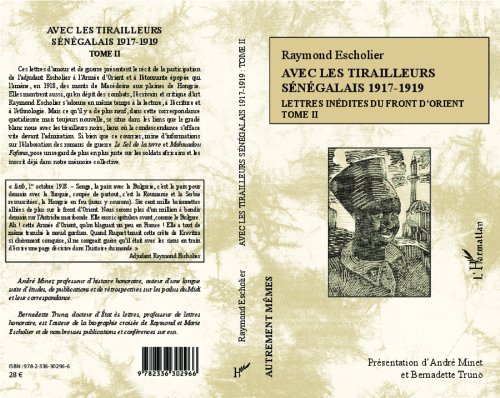 Avec les tirailleurs sénégalais