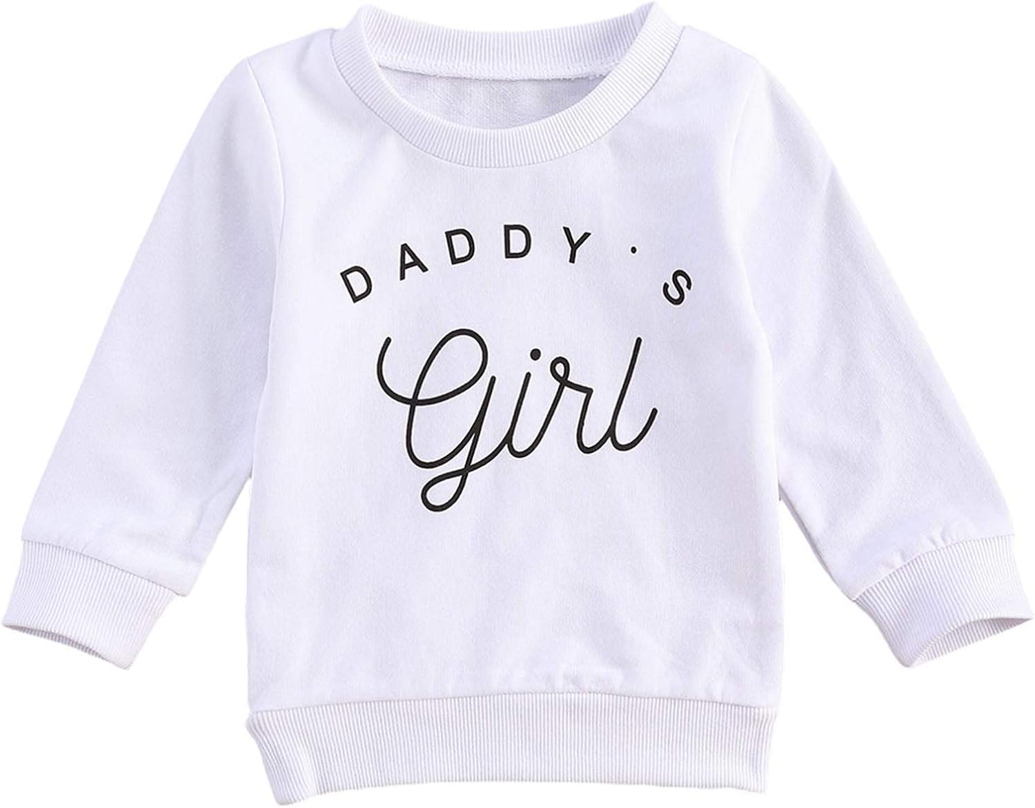 Infant Baby Girl Sweatshirt Daddy's Girl Print Long Sleeve