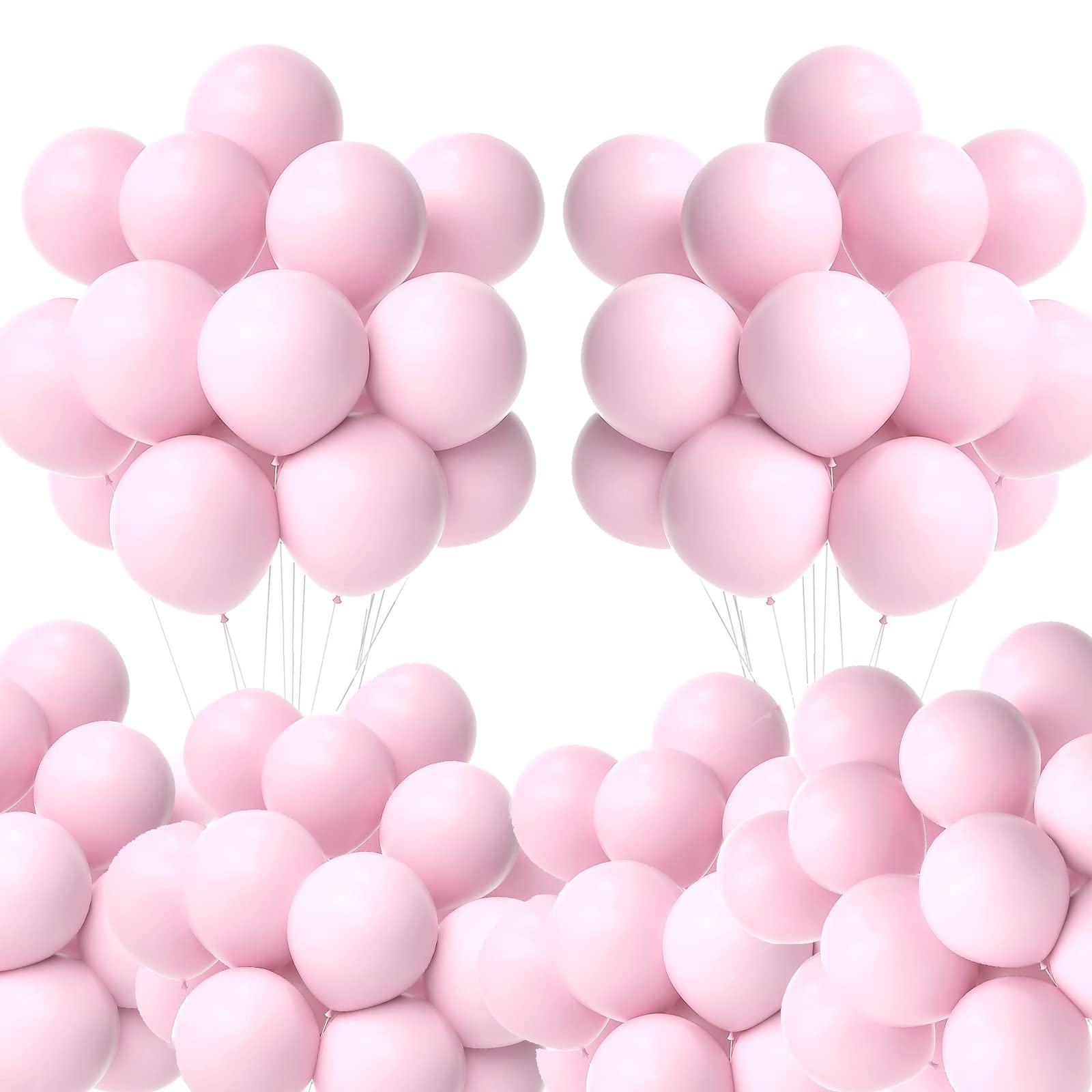 5 inch Tiny Pink Balloons Macaron Pastel Latex Mini Balloons,100Pcs Small BalloonsDecorations Easter Party,Balloon Helium Balloon for Wedding Engagement Princess Shower Easter Carnival Decor