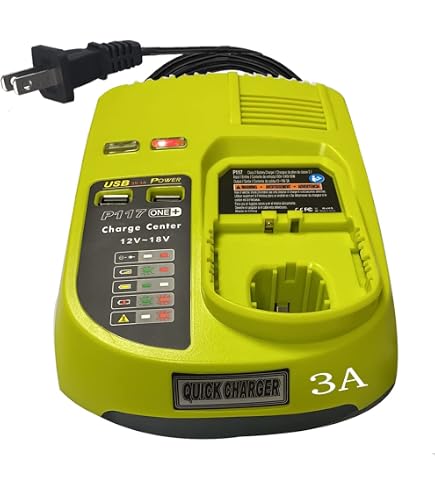 RYOBI 充電池 充電器 Amazon.com: RYOBI P118B 18V 電池充電器: 家居裝修