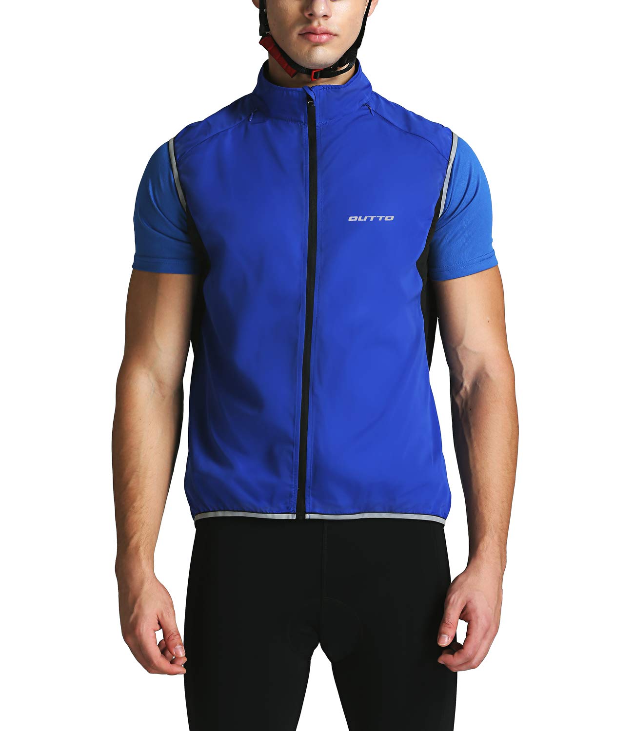 Outto Men' Reflective Running Cycling Vest for