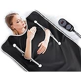 UMIXGENE Infrared Sauna Blanket-Sauna Blanket for Home Use, Portable Design for Relaxation and Detoxification Highest 176℉, 2