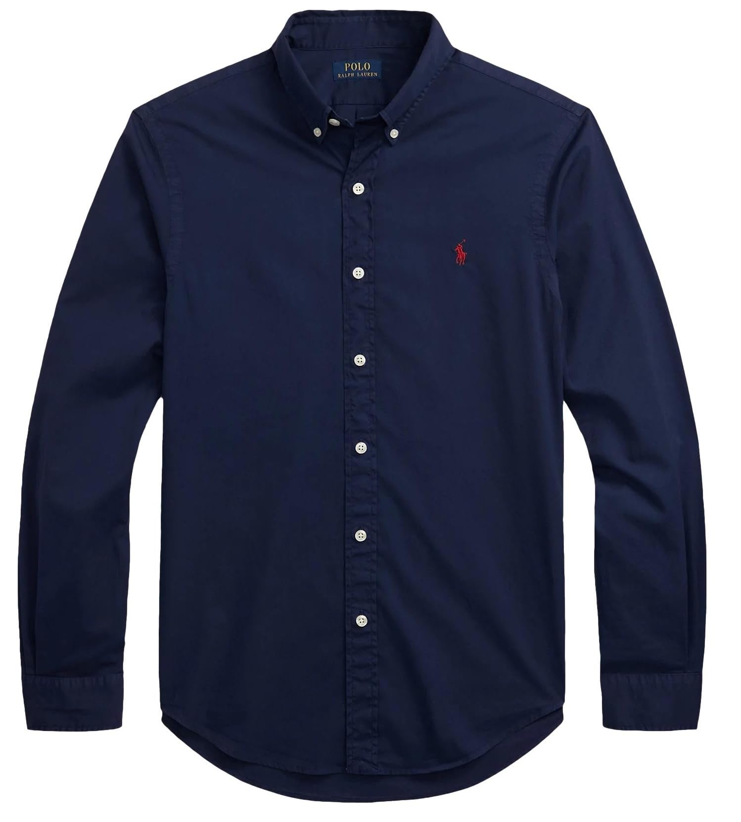 Photo 1 of POLO RALPH LAUREN Men's Long Sleeve Oxford Button Down Shirt (L, NewNavy)
