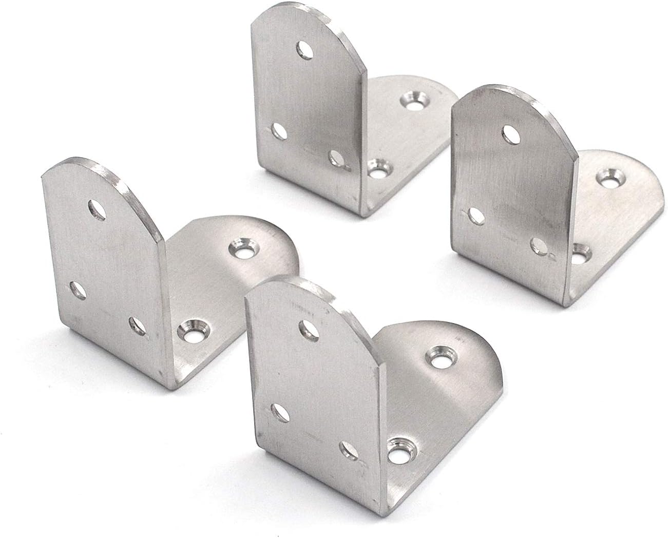 Karcy Corner Bracket Corner Joint Brace Metal Corner Brackets 2.6"x1.5" Stainless