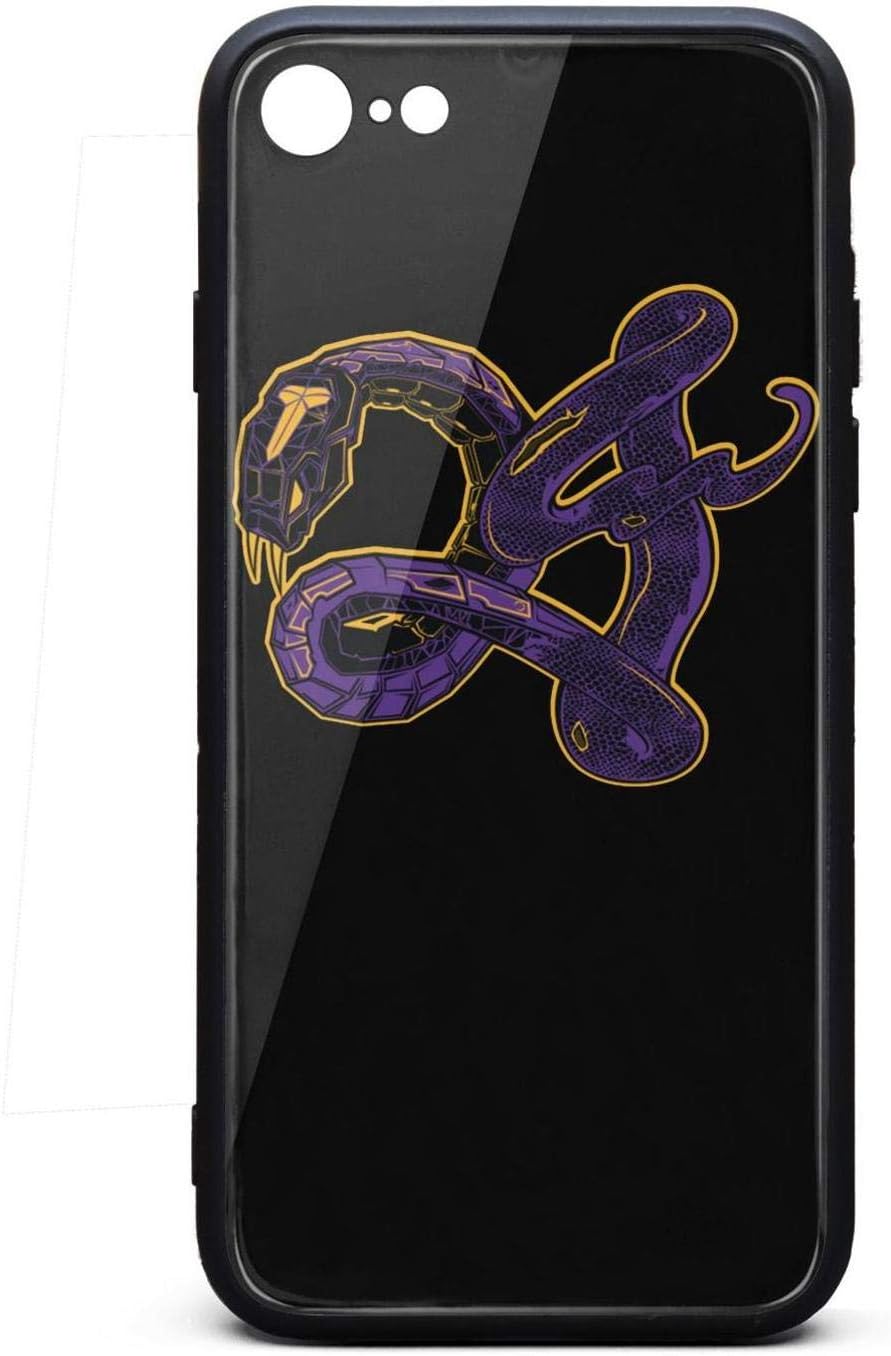 MVP 24 Mamba Phone Case for iPhone 7/iPhone 8 TPU Full Body Protection Anti-Scratch Fashionable Glossy Anti Slip Thin Shockproof Case