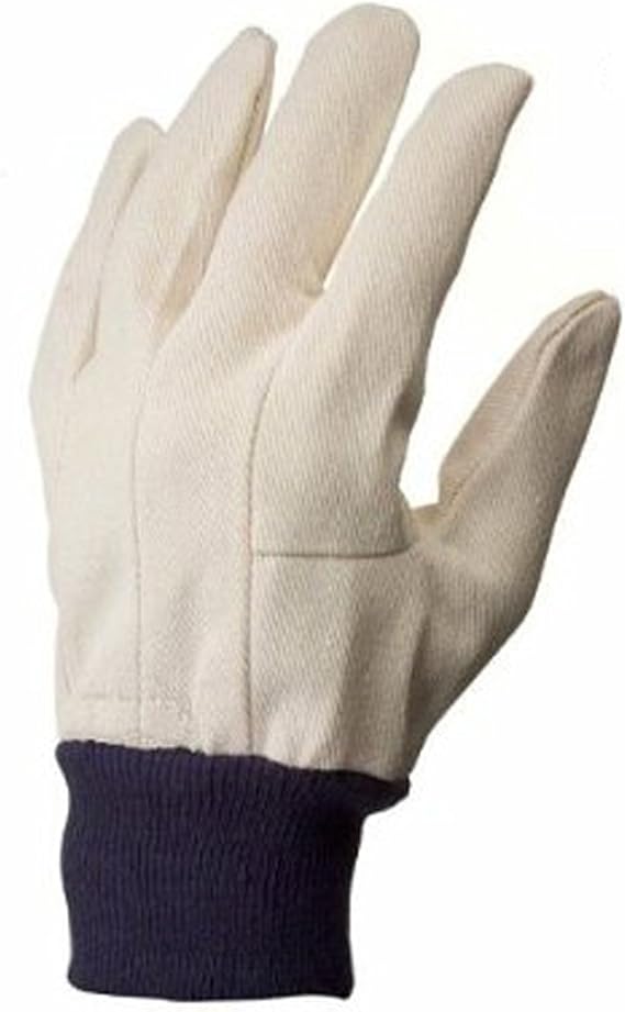 G & F 7407L12 Men's Glove Cotton Canvas Work Gloves, Sold by Dozen