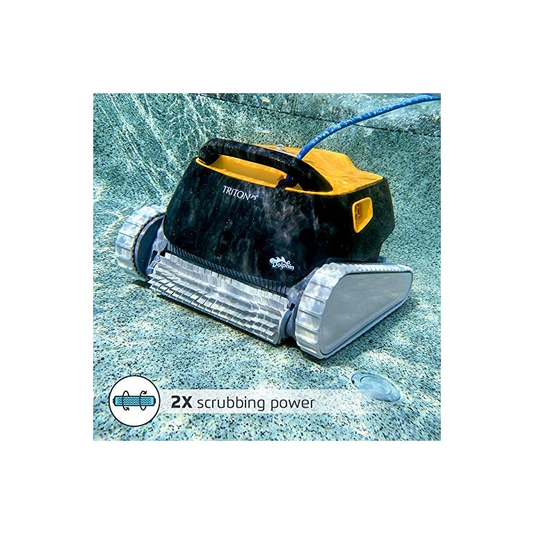 Dolphin Triton PS Robotic Pool [Vacuum] Cleaner Ideal for In Ground