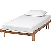 Amazon.com: Baxton Studio Bolivia Platform Bed Frame