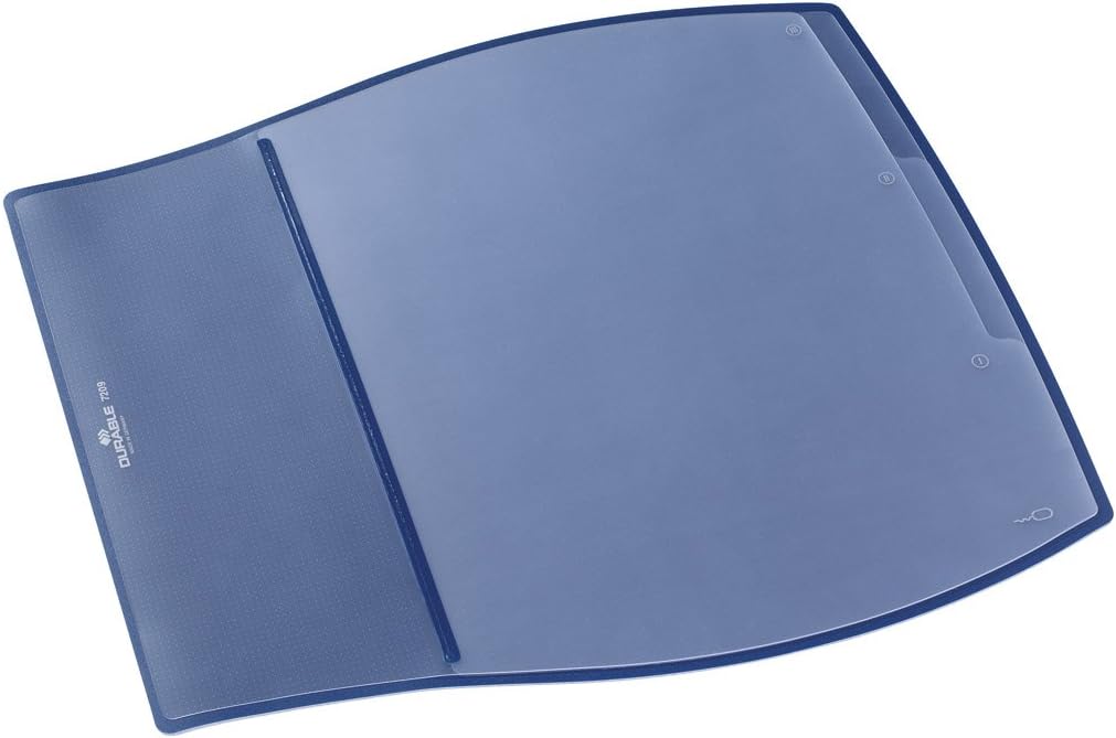 Durable Work Pad Desk and Mouse Mat with Transparent Leaves W440xD390mm