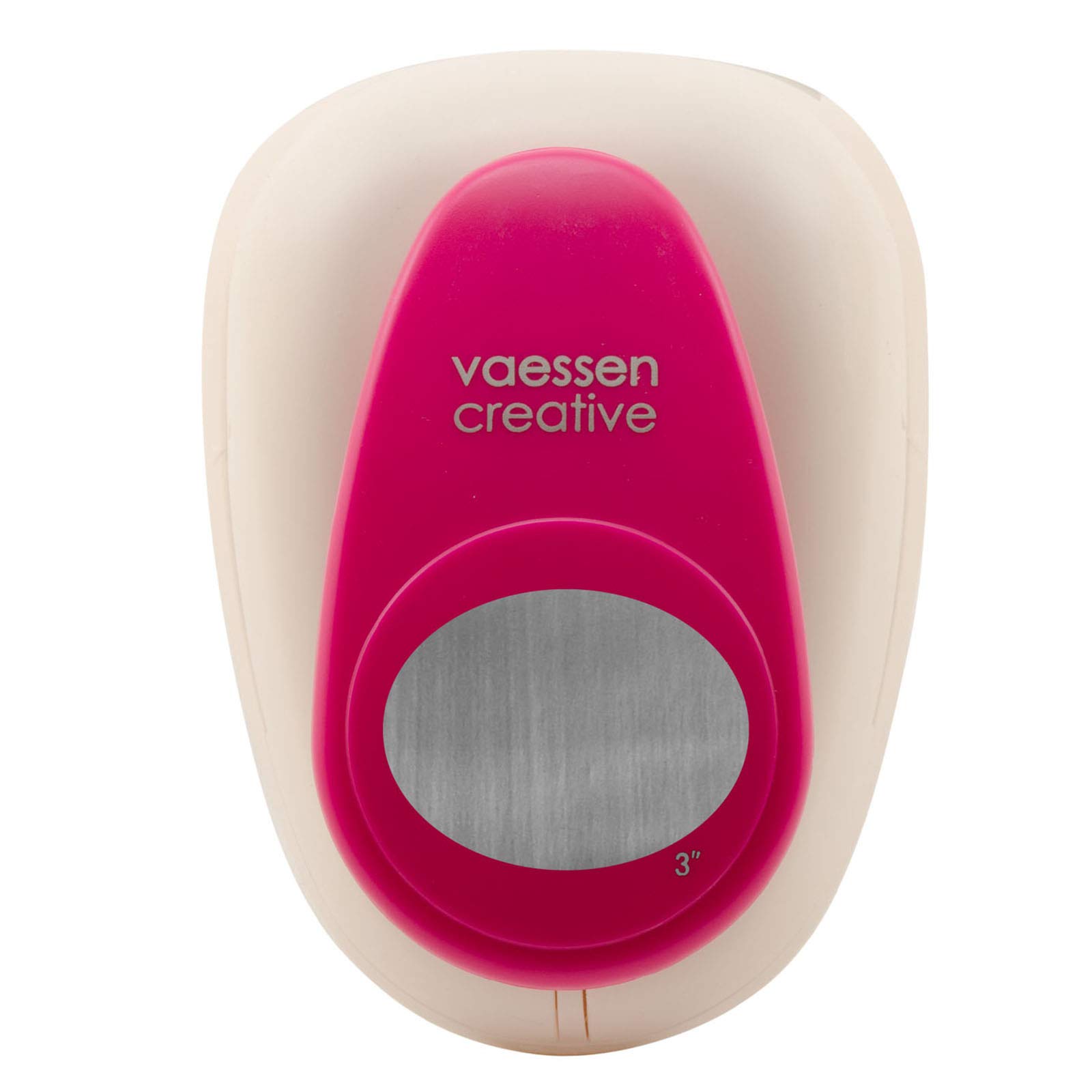 Vaessen Creative Craft Paper Punch - Oval - 5,5 x 7,6 cm - Circle Cutter for Crafting and Card Making