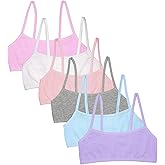 Fruit of The Loom Girls Cotton Spaghetti Strap Sport Bra