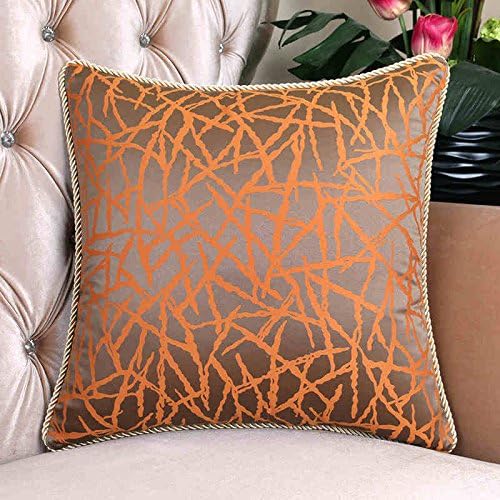 Sofa, Car, Cute, Cloth, Waist Pillow Cushion Pillow Simple Fashion Jacquard Pillow Bedside Large Backrest Sofa Pillow Dual use, Multi-purpose, Pillow, Multi-functional ( Color : #1 , Size : 60*60cm )