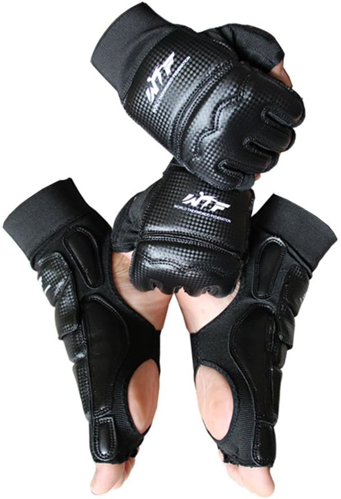 Rungear Taekwondo Training Boxing Foot Protector Gear WTF Approved Martial Arts Punching Bag Sparring MMA UFC Muay Thi Sparring Karate for Men Women Kids : Sports & Outdoors