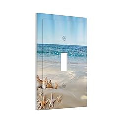 Wpshijia Light Switch Cover Plate Summer Beach