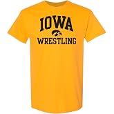 NCAA Arch Logo Wrestling, Team Color T Shirt, College, University
