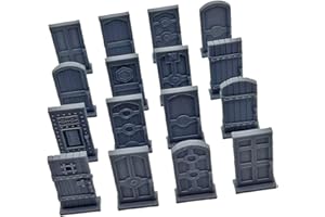 Menolana Tabletop Games Doors,Retro,Creative,Party Favors Sturdy Building Accessories Miniatures Tabletop RPG Scenery and Gam