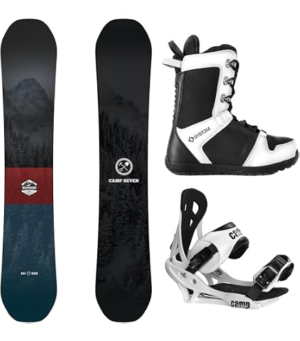 Amazon.com : Package-Camp Seven Valdez CRC Snowboard-153 cm-Camp