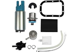 FILHODOMAR FPF Fuel Pump W/Regulator, Housing & Seal Fits 01-07 Harley Davidson Softail/Deluxe/Fat Boy/Heritage/Night Train/Springer with fuel filter