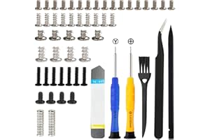 ZHUROUPU 83 Pcs Complete Full Set Screws Replacement Kit for Nintendo Switch Lite NS Console and Joycon, with for Philips Tri