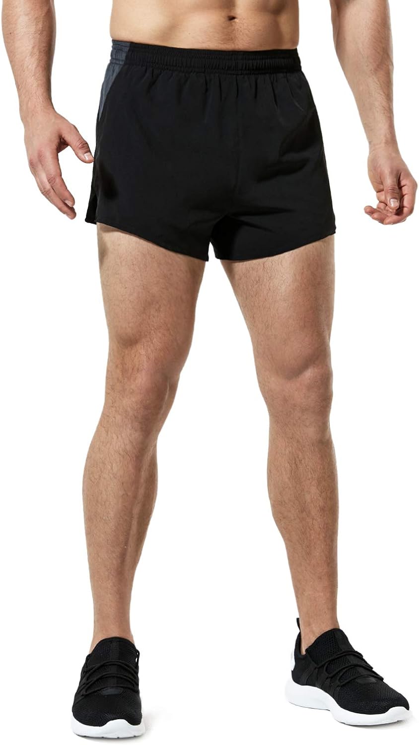 TSLA Men's Active Running Shorts, Training Exercise Workout Shorts, Quick Dry Gym Athletic Shorts with Pockets: Clothing