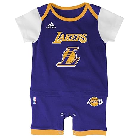 Buy Los Angeles Lakers Basketball Newborn Jersey Romper 0 3 Months Online At Low Prices In India Amazon In