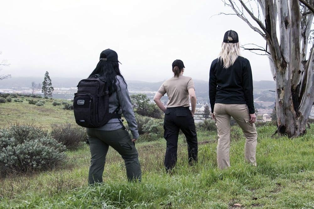 LA Police Gear Women's Mechanical Stretch Ops Tactical Cargo Pants: Clothing