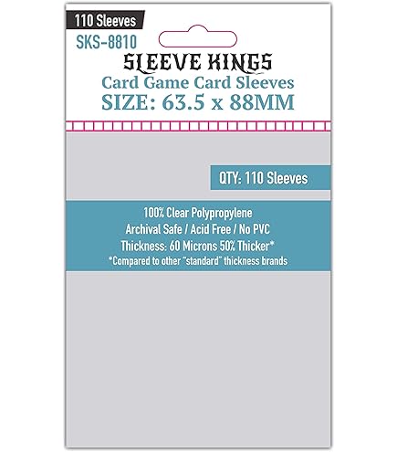 munchkin card sleeves size Titanshield (150 Sleeve/Clear) Small Japanese Sized Trading Card Sleeves Deck Protector For Yu-Gi-Oh, Cardfight!! Vanguard & Photocards main image 1