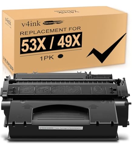 3-Pack Compatible HP 53X Toner Cartridge - High Yield Black Replacement For LaserJet P2015 & M2727 Printers