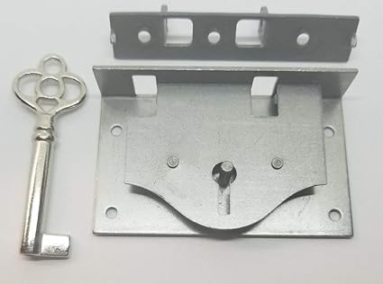 Amazon Com Half Mortise Chest Lid Lock With Key M1808 Overall 1