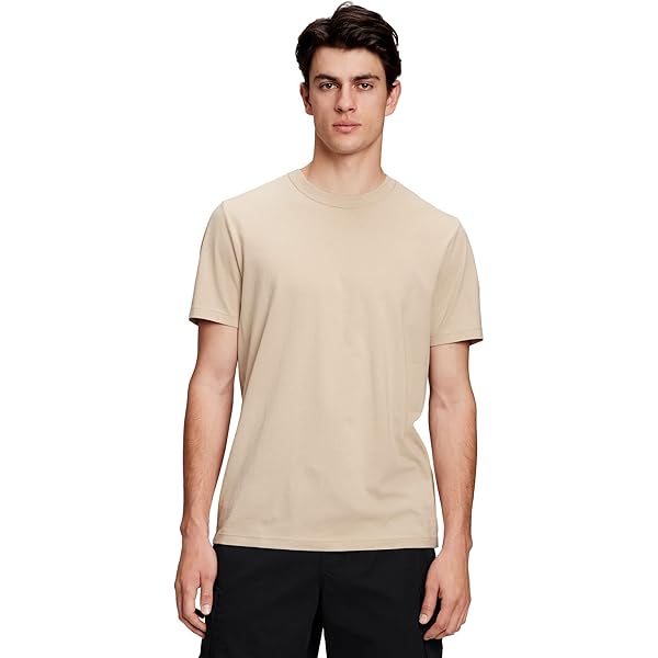 Emporio Armani Deluxe Viscose T-Shirt Sand SM (US 39