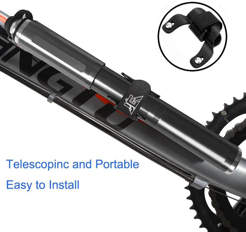zgrmzql Portable Bike Tire Pump Mini Bicycle Schrader Presta Pump for Road, Mountain and BMX Bikes : Sports & Outdoors
