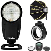 Profoto A10 On and Off Camera Flash for Sony with Accessories Bundle | AirX technology with round head and fast recycling for Sony cameras, light shaping and wireless control