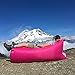 The Official Pouch Couch As Seen On TV Inflatable Air Lounger, Black