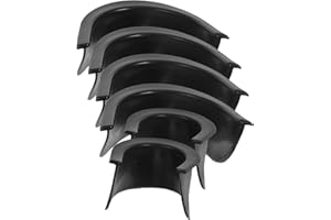 OFFIGAM 6pcs Professional Snooker Hole Liners Billiard Pocket Protectors for Standard Pool Tables Reduce