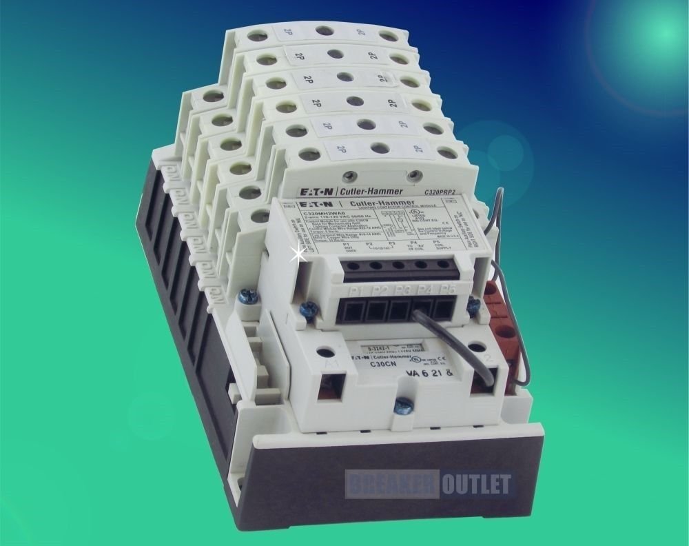 New Eaton C30CNM120A02A0 Mechanically Held Lighting Contactor 120V 30A 2 Wire