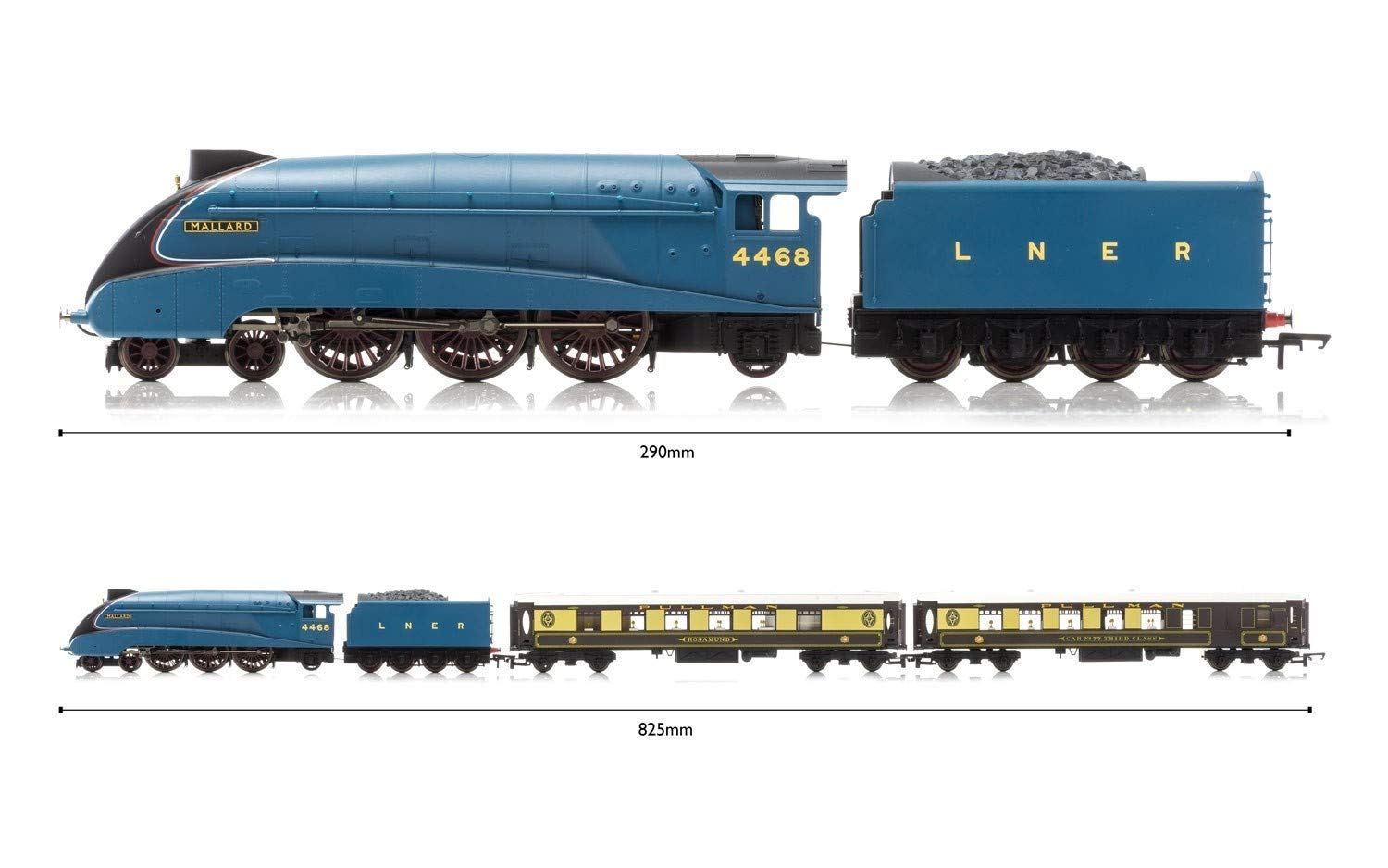 hornby mallard pullman train set